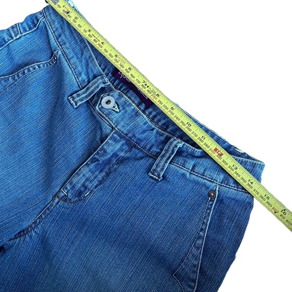 Gloria Vanderbilt straight flare light wash 8 classic jeans Y2K - Picture 8 of 10
